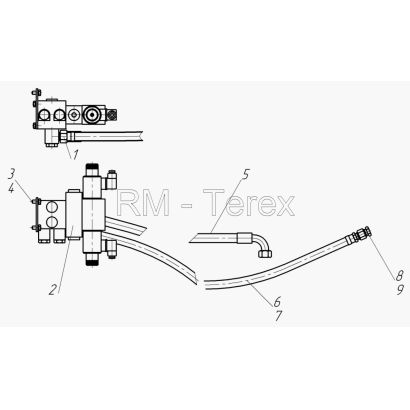 159.05.00.00.000-02 ГИДРОСИСТЕМА РЫХЛИТЕЛЯ