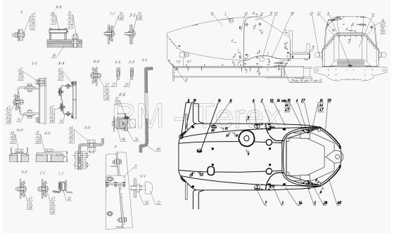 Запчасти для TG-180. Облицовка